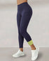 Winter Warm High Waisted Workout Athletic Leggings Tummy Control Butt Lifting Ultra Soft Thermal Lined Yoga Pants Women's Sportswear with Stacked Slit Pockets On Side purplish blue