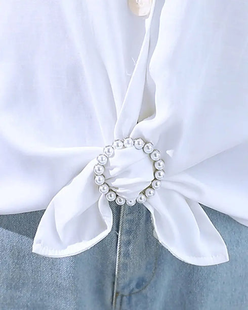 1pc Rhinestone Hollow Out Heart Shaped Scarf Clip Waist Buckle Clip T-Shirt Tie Pin style1