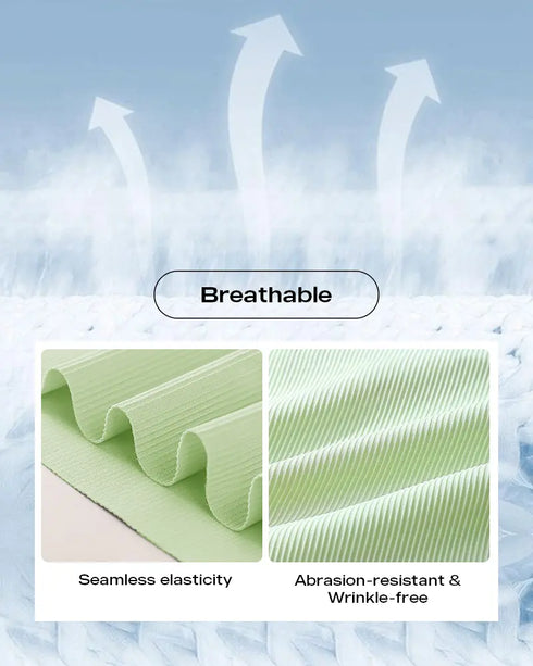 Multi Adjustable Spaghetti Straps Built in Bra Cami Top Sexy Ribbed Slim Fit Workout Camisole Top light green