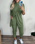 2 Piece Sequin Heart Pattern Mock Neck Long Sleeve Slit Top Leopard Print High Waist Cuffed Pants Lounge Sets Army green