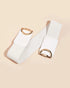 1pc Women's Elegant and Fashionable D-Letter Wide Elastic Waistband white