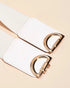 1pc Women's Elegant and Fashionable D-Letter Wide Elastic Waistband white
