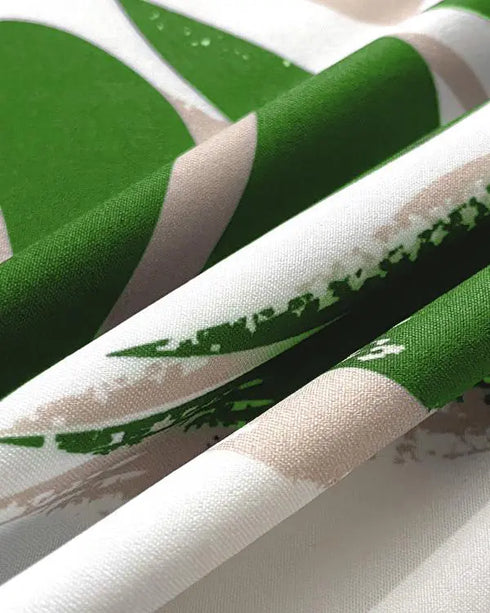 2 Pieces Outfit Wrap Plunge V Neck Crop Blouse and Casual Floral Print Wide Leg Pants Set green