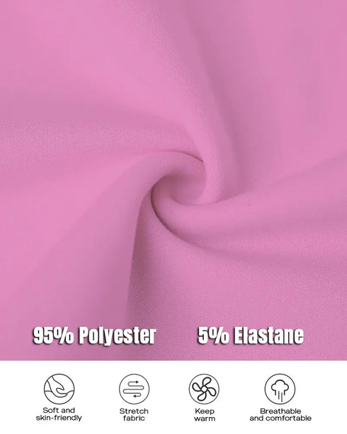 Long Sleeve Pocket Design Pullover Sweatshirt Casual Faux Two Piece Longline Drawstring Hooded Top pink