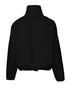 Stand Collar Zipper Design Casual Sweatshirt black