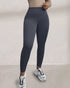 ChicMe ShapeLift Fleece Lined Active Pants Thick Soft Tummy Control Termal Warm Winter Shaping Pants gray