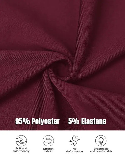 Deep V-Neck Lantern Sleeve Ruched Blouse Casual Slim Fit Top Wine red