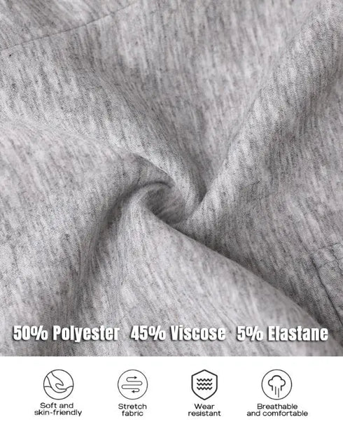 Zipper Design Crop Hoodie & Drawstring V-cut Waistline Cargo Joggers Sweatpants Set gray