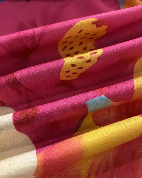 Floarl Print V Neck Lace Up Hollow Out Vaction Dress Casual A Line Tied Detail Backless Maxi Dress turquoise blue