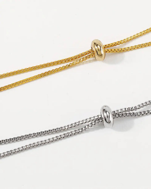 2 Pieces Jewellery Set Metal Leaf Necklace and Flower Earrings Set gold