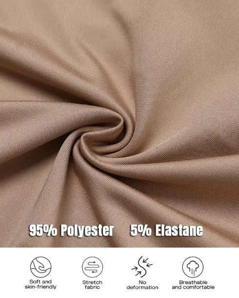 Deep V-Neck Lantern Sleeve Ruched Blouse Casual Slim Fit Top khaki