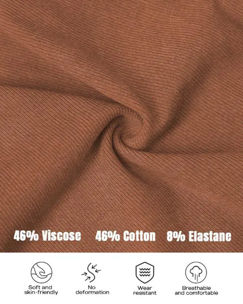 Ribbed U-Neck Yoga Romper Workout One Piece Seamless Tank Top Jumpsuit coffee