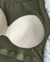 ChicMe Built-in Bra Ribbed Round Neck Tank Top Army green