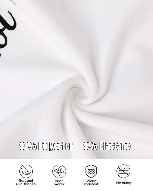 2 Piece Faith Geometric Print Outfit Long Sleeve Skew Neck Pullover Tops Stretchy Waist Pants Set Tracksuit black