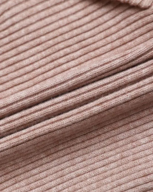 Overlap V-Neck Ruched Side Button Decor Knit Sweater Slim Fit Ribbed Pullover Top khaki