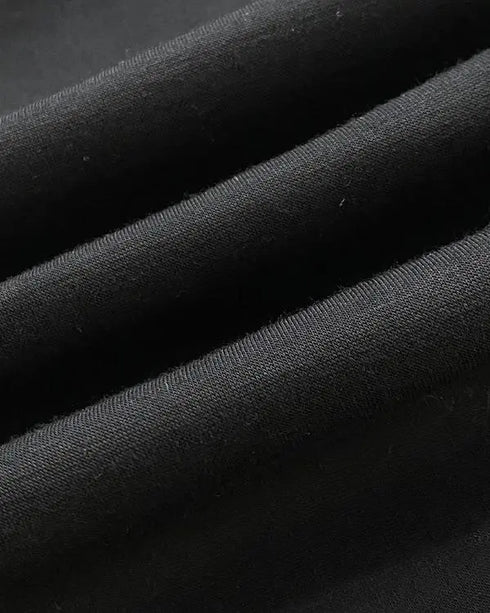 3D Floral Pattern Stand Collar Sleeveless Jumpsuit Casual Zipper Back Wide Leg Jumpsuit black