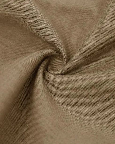 Pocket Design Drawstring Suspender Jumpsuit khaki