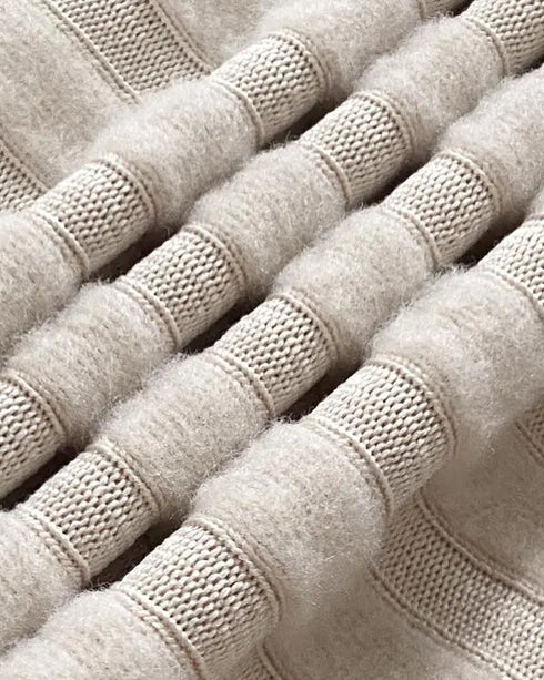 2 Pieces Outfit Santa Hat & Merry Christmas Slogan Print Colorblock Long Sleeve Top and Christmas Print Elastic Waist Pants Set Casual Pajamas Set Apricot