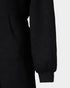 Hooded Kangaroo Pocket Design Stretchy Waist Cuffed Jumpsuit black