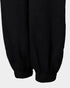 Hooded Kangaroo Pocket Design Stretchy Waist Cuffed Jumpsuit black