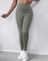 ChicMe ShapeLift Fleece Lined Active Pants Thick Soft Tummy Control Termal Warm Winter Shaping Pants Olive green
