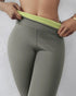 ChicMe ShapeLift Fleece Lined Active Pants Thick Soft Tummy Control Termal Warm Winter Shaping Pants Olive green
