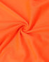 O-neck Short Sleeve Solid Color Cut-Out Ruched Drawstring Bodycon Dress with Side Slit orange