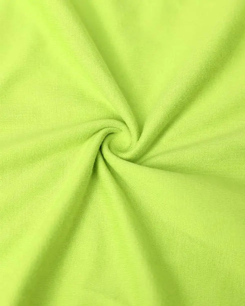 O-neck Short Sleeve Solid Color Cut-Out Ruched Drawstring Bodycon Dress with Side Slit green