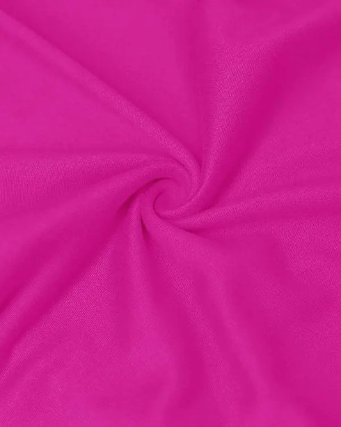 O-neck Short Sleeve Solid Color Cut-Out Ruched Drawstring Bodycon Dress with Side Slit rose red