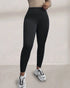 ChicMe ShapeLift Fleece Lined Active Pants Thick Soft Tummy Control Termal Warm Winter Shaping Pants black
