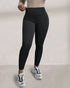 ChicMe ShapeLift Fleece Lined Active Pants Thick Soft Tummy Control Termal Warm Winter Shaping Pants black