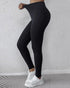 ChicMe ShapeLift Fleece Lined Active Pants Thick Soft Tummy Control Termal Warm Winter Shaping Pants black