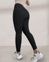ChicMe ShapeLift Fleece Lined Active Pants Thick Soft Tummy Control Termal Warm Winter Shaping Pants black
