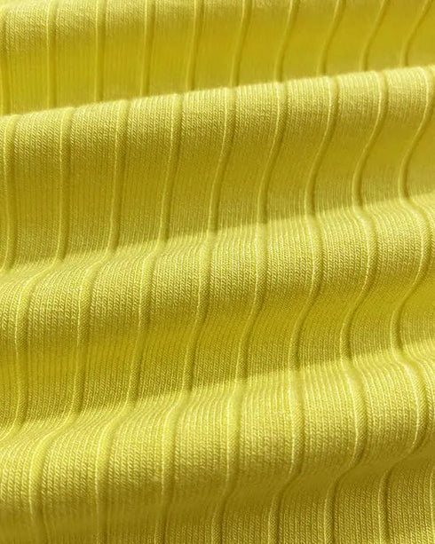 Contrast Lace V Neck Sleeveless Knit Top Casual Slim Fit Tank yellow