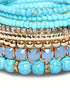 1pcs Bohemian Beaded Trendy Multi-layer Bracelet green
