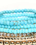 1pcs Bohemian Beaded Trendy Multi-layer Bracelet green