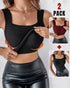 U-Neck Sleeveless Tank Seamless Skinny Layering Top with Built-In Bra style4