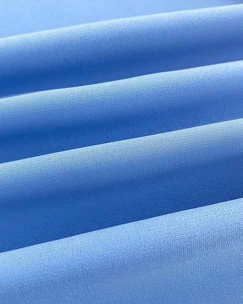 Halter Sleeveless Backless Maxi Dress Casual Shirred Back Side Slit Vacation Dress blue