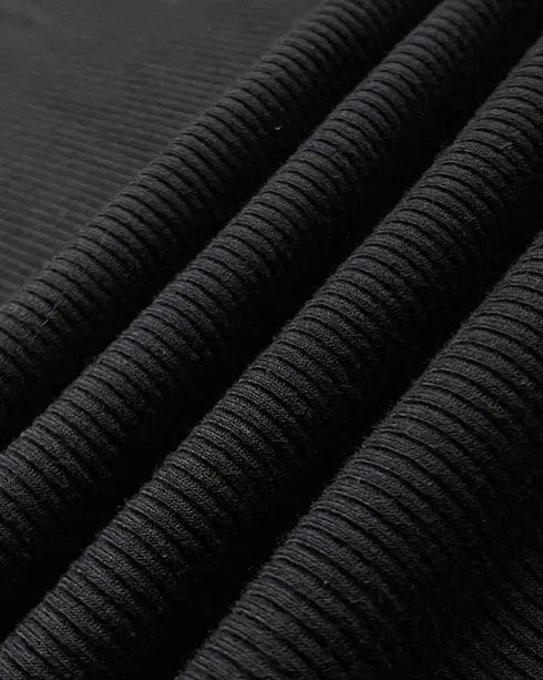 Rhinestone Thick Strap Ribbed Bodycon Dress Sexy Slim Fit Mini Dress black