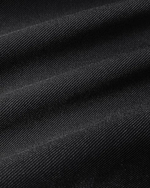 Turn-down Collar Short Sleeve Zipper Front Cuffed Short Jumpsuit Casual Pocket Design Cargo Romper with Belt black