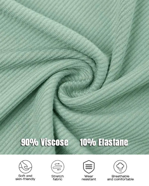 3-Pack Knit Round Neck Thick Strap Racerback Tank Tops(Without Pads) style9