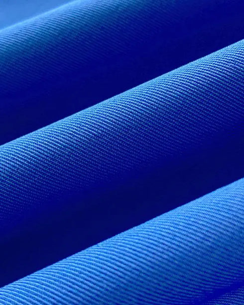 Tie Dye Print Patchwork Ruched Overlap V-Neck Lantern Sleeve Jumpsuit Casual Elastic Back Waist Wide Leg Jumpsuit With Belt blue