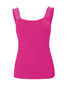 Rhinestone Embellished Thick Strap Tank Top hot pink