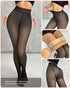 ChicMe ShapeLift 2-Piece Magic Fleece Lined Leggings Tight Thin Fleece Thermal Pantyhose Warm Leggings(Size Regular/Large/Extra Large) style1