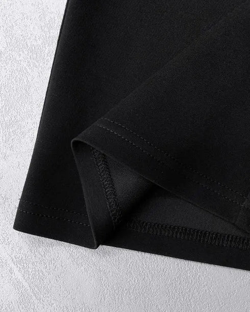 Rhinestone Decor Halter Cold Shoulder Long Sleeve Overalls Hollow-out Front Zipper Back Jumpsuit with Belt black