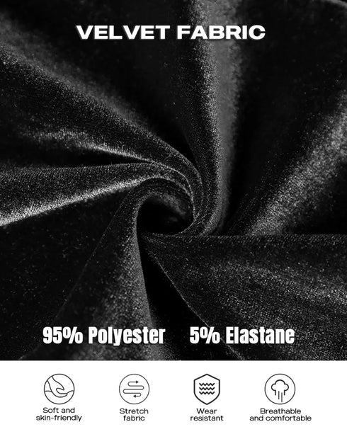 Velvet Zipper Design Ruched Long Sleeve Jumpsuit With Elastic Waistbelt black