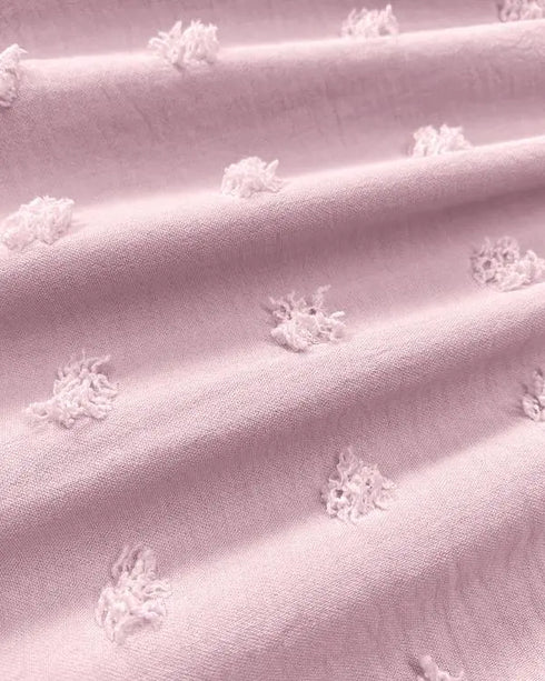 Floral Print Bandeau Shirred Romper Casual Button Decor Short Jumpsuit pink