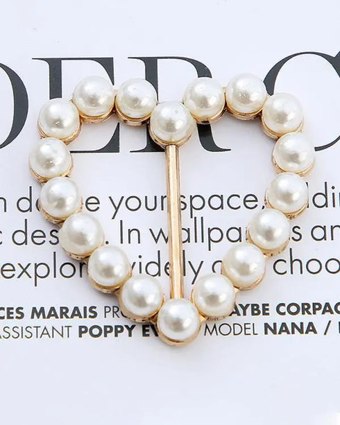 1pc Rhinestone Hollow Out Heart Shaped Scarf Clip Waist Buckle Clip T-Shirt Tie Pin style2