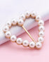 1pc Rhinestone Hollow Out Heart Shaped Scarf Clip Waist Buckle Clip T-Shirt Tie Pin style2