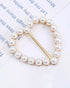 1pc Rhinestone Hollow Out Heart Shaped Scarf Clip Waist Buckle Clip T-Shirt Tie Pin style2